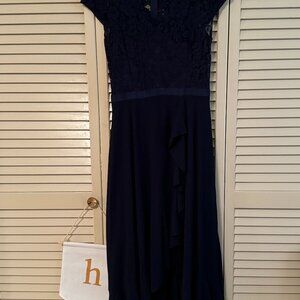Navy Blue Mother of the Bride Formal Dress